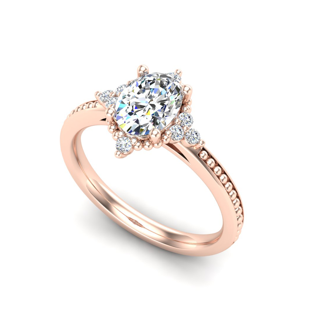 Ainsley Halo Engagement Ring